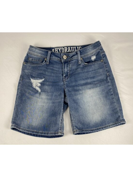 Hydraulic Pants - Hydraulic Lola Curvy Low Rise Stretch Jean Shorts Womens / Jrs Size 9 / 10